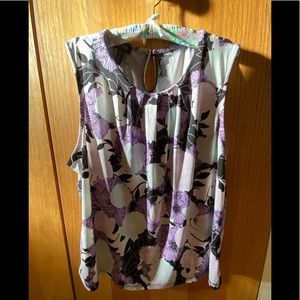 Jones New York floral tank